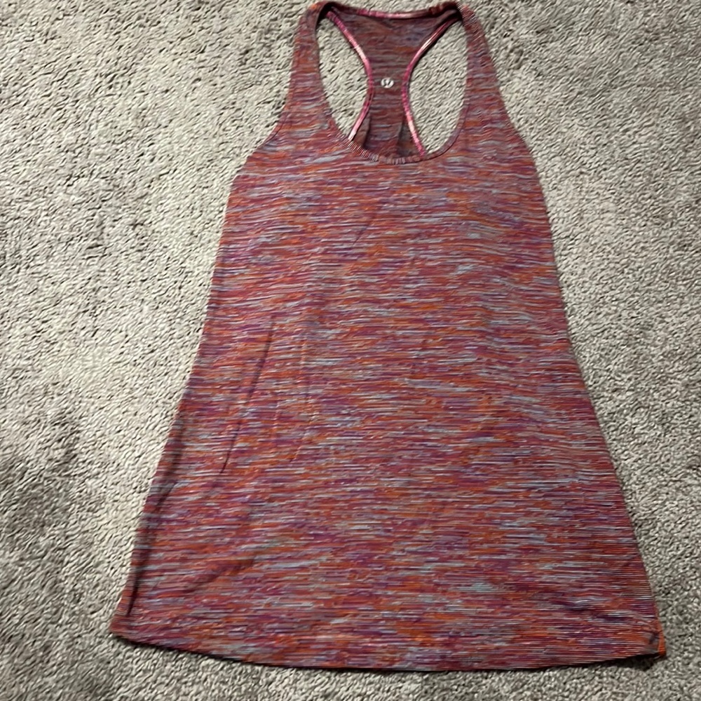 Lululemon Cool Racerback Space Dye Camo Rosewood